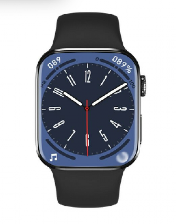 HW8 Max Akıllı Saat 8 Serisi 1.99 İnç Geniş Ekran Siyah Renk Smart Watch