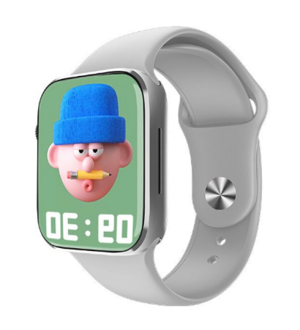 HW8 Max Akıllı Saat 8 Serisi 1.99 İnç Geniş Ekran Gri Renk Smart Watch - Resim 2