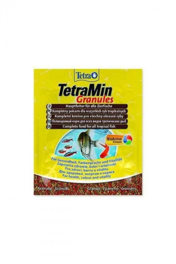 Tetramin Granules 15 Gr Zarf Yem