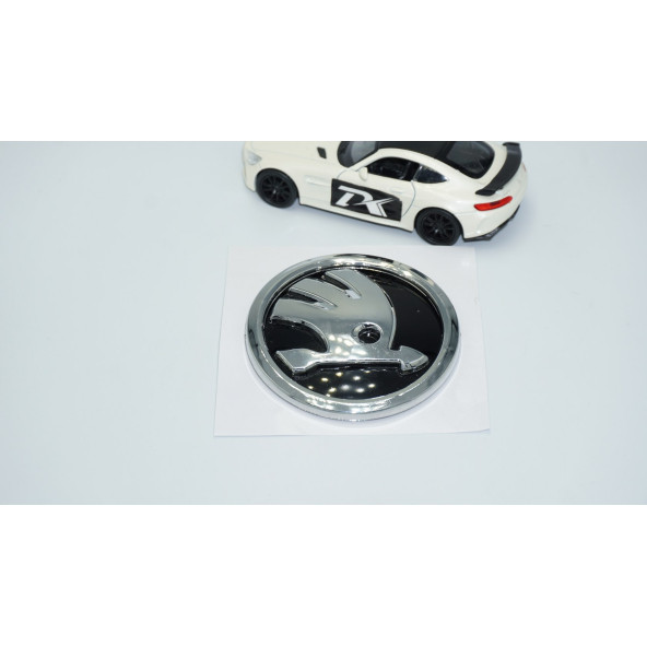 Skoda Bagaj 8cm Yeni Nesil Orjinal Logo Amblem - 2