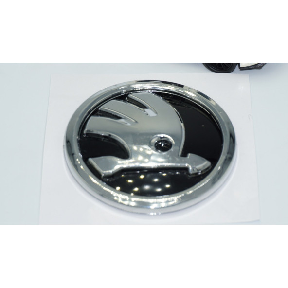 Skoda Bagaj 8cm Yeni Nesil Orjinal Logo Amblem - 3