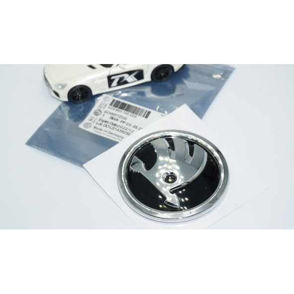 Skoda Bagaj 8cm Yeni Nesil Orjinal Logo Amblem - 5