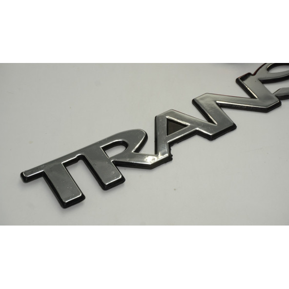 Ford Transit 2010 3M 3D Parlak Krom ABS Bagaj Yazı Logo Amblem - 4