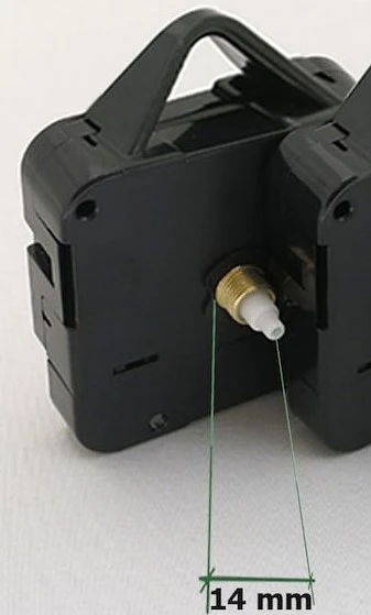 Aypaş Akar Sessiz Saat Motoru (14 mm) Ve Mekanizması (Set) - 4