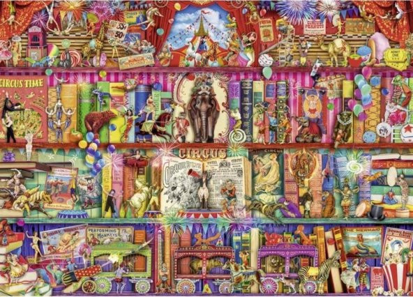 Ravensburger 1000 Parçalı Puzzle Circus Aimee STEWART-152544
