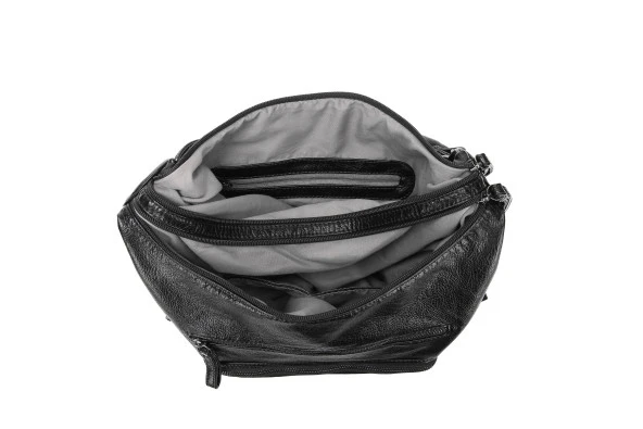 Yıkama Deri Hem Sırt Hem Omuz Kadın Çantası 21-k Barcelona 1580 - Resim 6