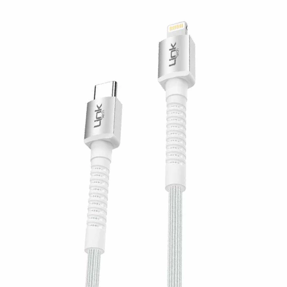 LinkTech K599 Type-C/Lightning Data/Şarj Kablosu PD 27W 3A 1mt - 2