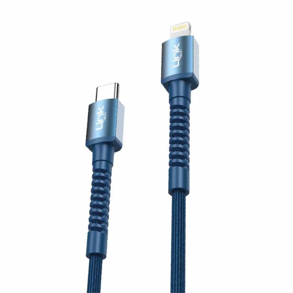 LinkTech K599 Type-C/Lightning Data/Şarj Kablosu PD 27W 3A 1mt - 3