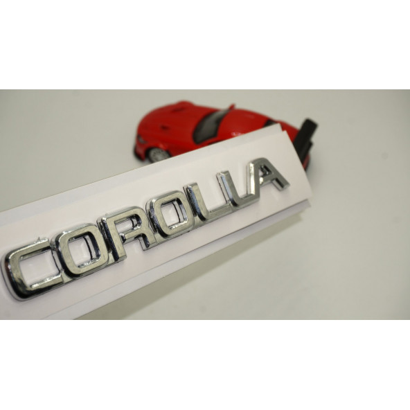 Toyota Corolla Bagaj Eski Modeller 3M 3D Krom ABS Logo Amblem