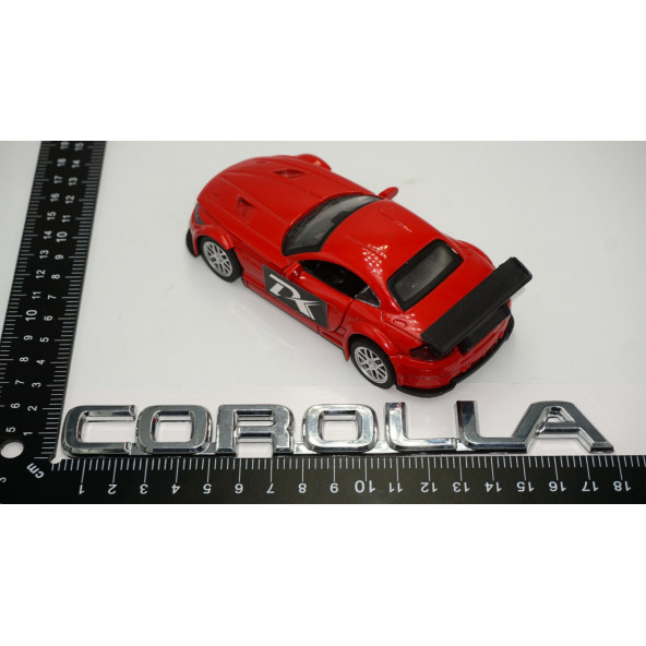 Toyota Corolla Bagaj Eski Modeller 3M 3D Krom ABS Logo Amblem - 5