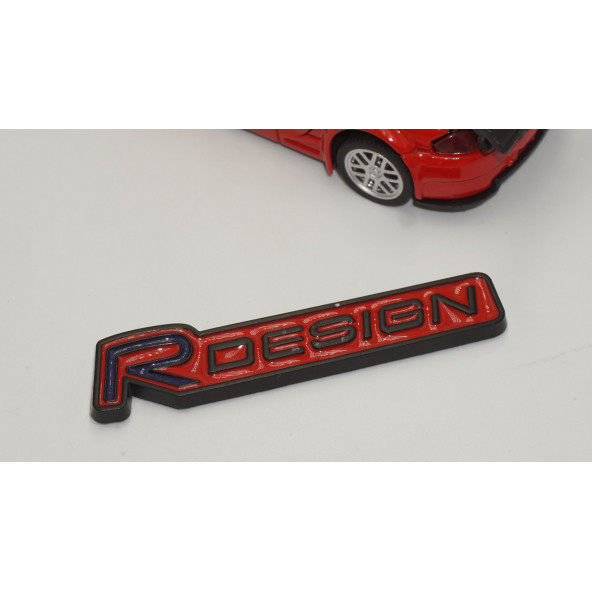 Volvo R Design Bagaj Krom Metal 3M 3D Yazı Logo - 3