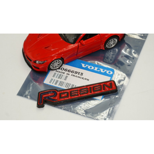 Volvo R Design Bagaj Krom Metal 3M 3D Yazı Logo - 6