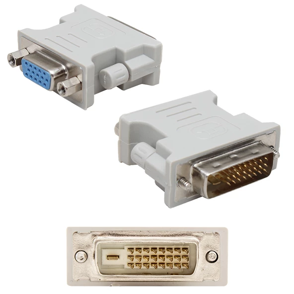 POWERMASTER DVI TO VGA DONUSTURUCU (DVI ERKEK VGA DİSİ) DVI 24+1