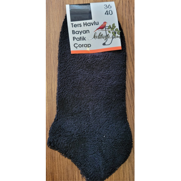 Havlu Kadın Patik Çorap