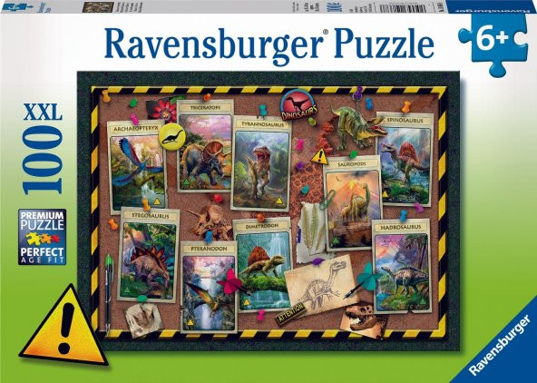 Ravensburger 100P Puzzle Dinosaurs-108680