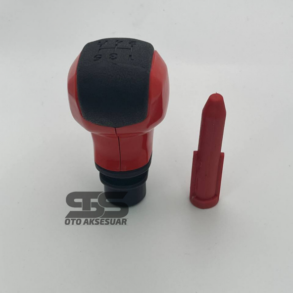 Spor Vites Topuzu Kırmızı Rengi Her Araca Uyumlu Üniversal - 4
