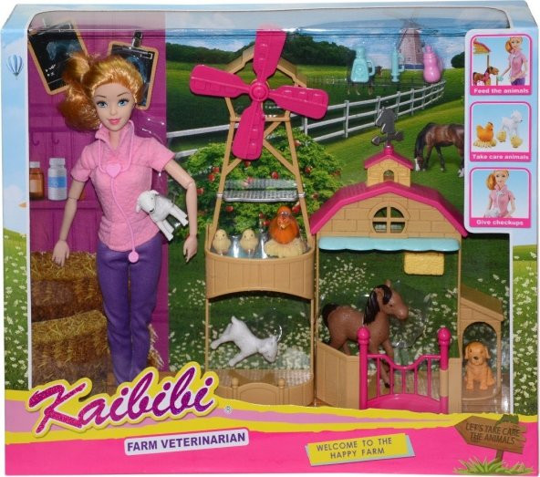 Can-Em Oyuncak BLD164 Çiftlikte Bebek Oyun Seti