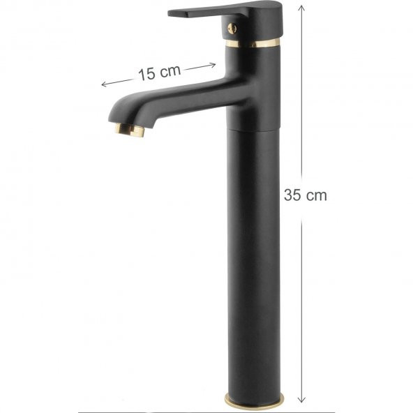 Venita Black Gold Çanak Lavabo Batarya - 2