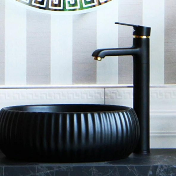Venita Black Gold Çanak Lavabo Batarya - 3