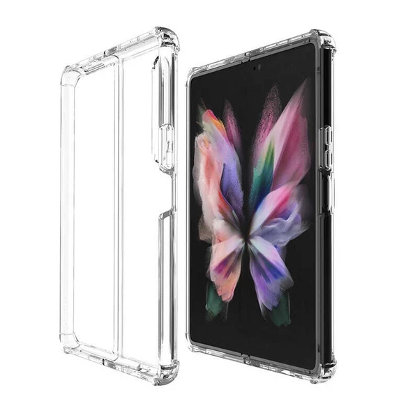 Galaxy Z Fold 4 Kılıf Zore Nitro Anti Shock Silikon Kılıf