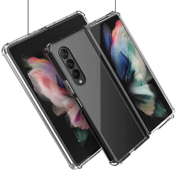Galaxy Z Fold 3 Kılıf Zore Nitro Anti Shock Silikon Kılıf - 4