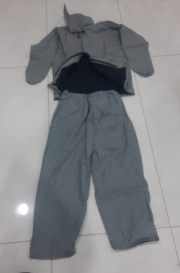 ÇOK AMAÇLI YAĞMURLUK Plastik Yağmurluk Takım Alt Üst Su Geçirmez Yağmurluk