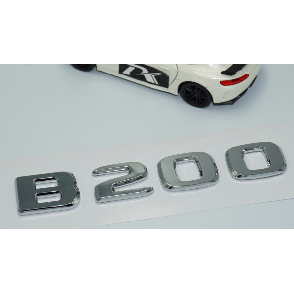 Dk Tuning B200 Bagaj Krom Abs 3m 3d Yazı Logo Benz İle Uyumlu - 3