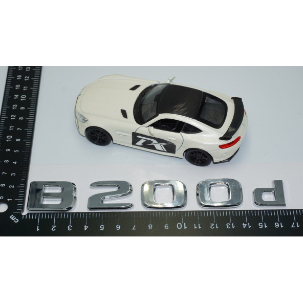 Dk Tuning B200d Bagaj Krom Abs 3m 3d Yazı Logo Benz İle Uyumlu - Resim 4