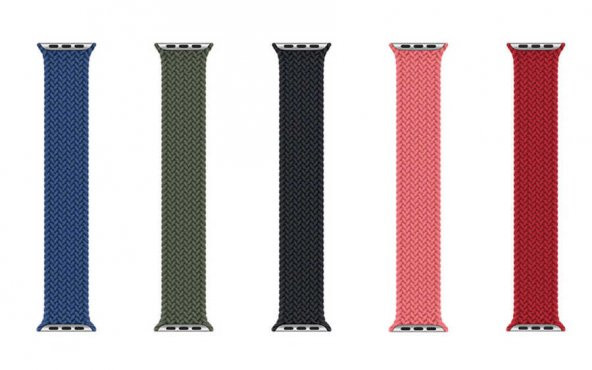 Apple Watch Ultra 49mm Kordon Wiwu Braided Solo Loop Large Strap Kayış - 2