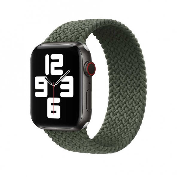 Apple Watch Ultra 49mm Kordon Wiwu Braided Solo Loop Large Strap Kayış - 6