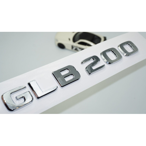 DK Tuning GLB 200 Bagaj Krom ABS 3M 3D Yazı Logo Benz İle Uyumlu