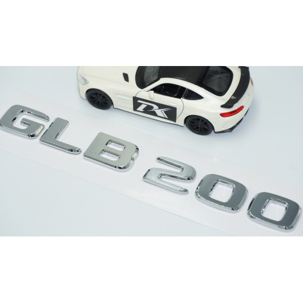 DK Tuning GLB 200 Bagaj Krom ABS 3M 3D Yazı Logo Benz İle Uyumlu - 3