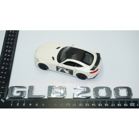 DK Tuning GLB 200 Bagaj Krom ABS 3M 3D Yazı Logo Benz İle Uyumlu - 4