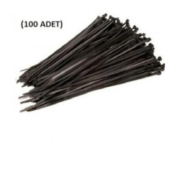 Skm Cırt Kelepçe Uzun (100 Lü Paket)siyah