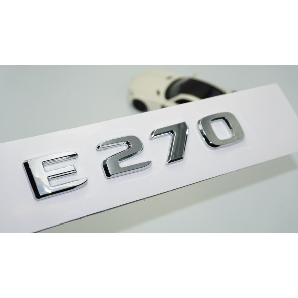 DK Tuning E270 Bagaj Krom ABS 3M 3D Yazı Logo Benz İle Uyumlu ürün görseli 1