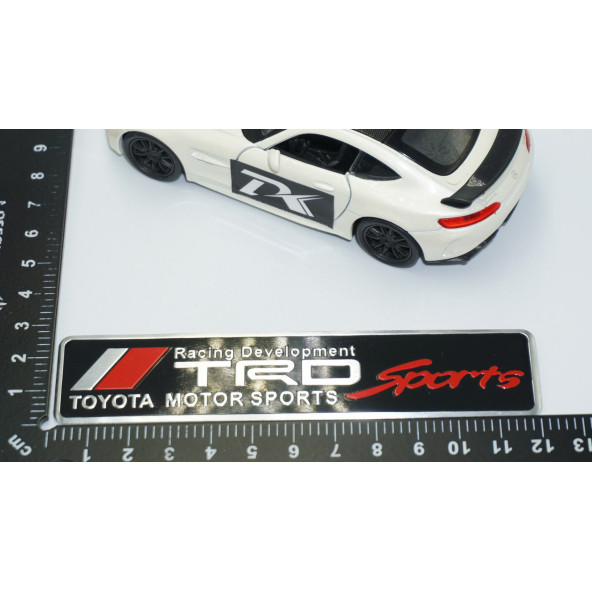 DK Tuning TRD Sports Metal Body Plaka Logo Arma Toyota İle Uyumlu - Resim 5