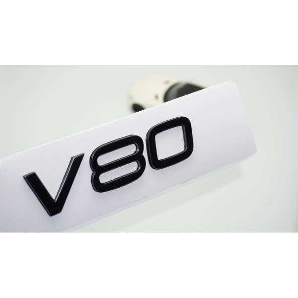 DK Tuning V80 Siyah ABS 3M 3D Bagaj Yazı Logo Volvo İle Uyumlu