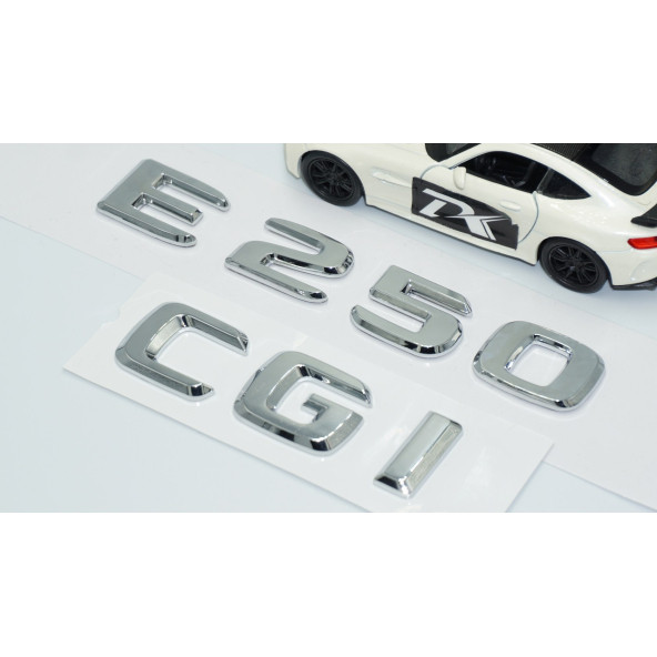 DK Tuning E250 CGi Bagaj Krom ABS 3M 3D Yazı Logo Benz İle Uyumlu - 3