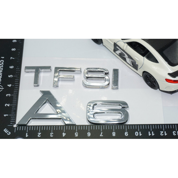 DK Tuning Audi A6 TFSi Krom ABS 3M 3D Bagaj Yazı Logo - Resim 4