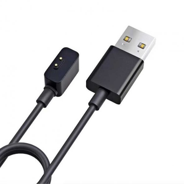 KNY Xiaomi Mi Band 7 Pro İçin USB Şarj Kablosu Siyah