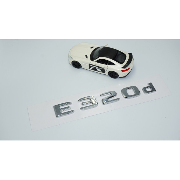 DK Tuning E320d Bagaj Krom ABS 3M 3D Yazı Logo Benz İle Uyumlu - 2