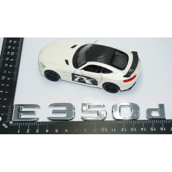 DK Tuning E350d Bagaj Krom ABS 3M 3D Yazı Logo Benz İle Uyumlu - Resim 4