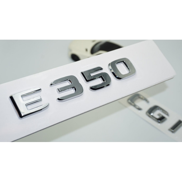 DK Tuning E350 CGi Bagaj Krom ABS 3M 3D Yazı Logo Benz İle Uyumlu ürün görseli