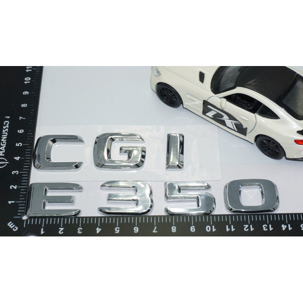 DK Tuning E350 CGi Bagaj Krom ABS 3M 3D Yazı Logo Benz İle Uyumlu - Resim 4
