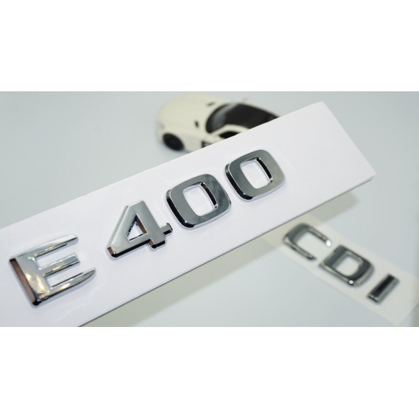DK Tuning E400 CDi Bagaj Krom ABS 3M 3D Yazı Logo Benz İle Uyumlu ürün görseli