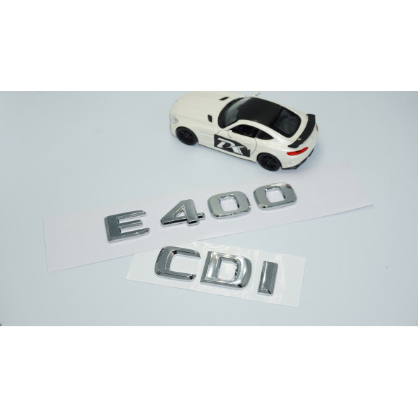 DK Tuning E400 CDi Bagaj Krom ABS 3M 3D Yazı Logo Benz İle Uyumlu - Resim 2