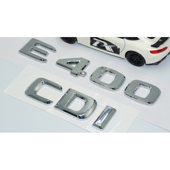 DK Tuning E400 CDi Bagaj Krom ABS 3M 3D Yazı Logo Benz İle Uyumlu - Resim 3