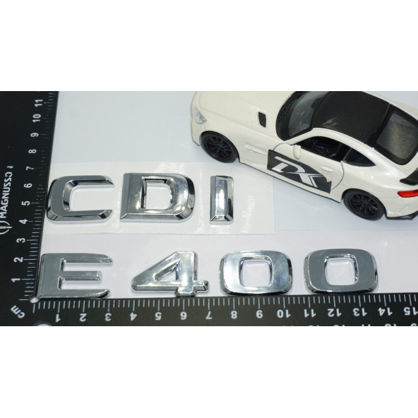 DK Tuning E400 CDi Bagaj Krom ABS 3M 3D Yazı Logo Benz İle Uyumlu - Resim 4