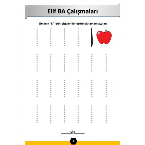 Elif-BA çalışmaları YAZ-SİL Kitabı (Silinebilir KALEM Hediyeli) - 2