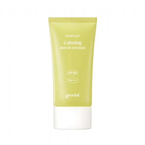 Goodal Heartleaf Calming Moisture Sun Cream - Houttuynia Cordata Özlü Nemlendirici Güneş Kremi SPF50+ PA++++